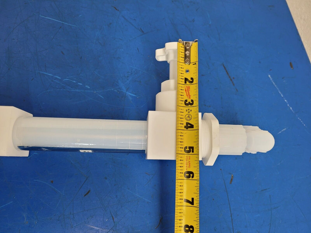 Lot of 2x ACCUTEK Fluoroware High Purity Adjustable Flowmeter 3/4" Flaretek