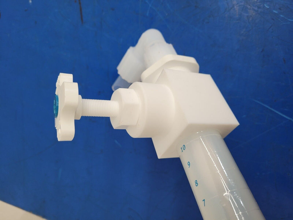 Lot of 2x ACCUTEK Fluoroware High Purity Adjustable Flowmeter 3/4" Flaretek