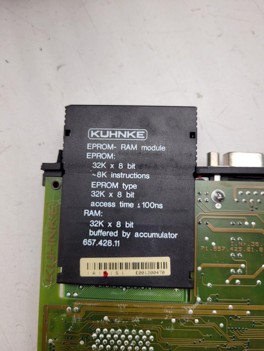 Kuhnke G/3RE 5.5" 230V 50Hz 658.650.00 Plating Deposition Controller PLC