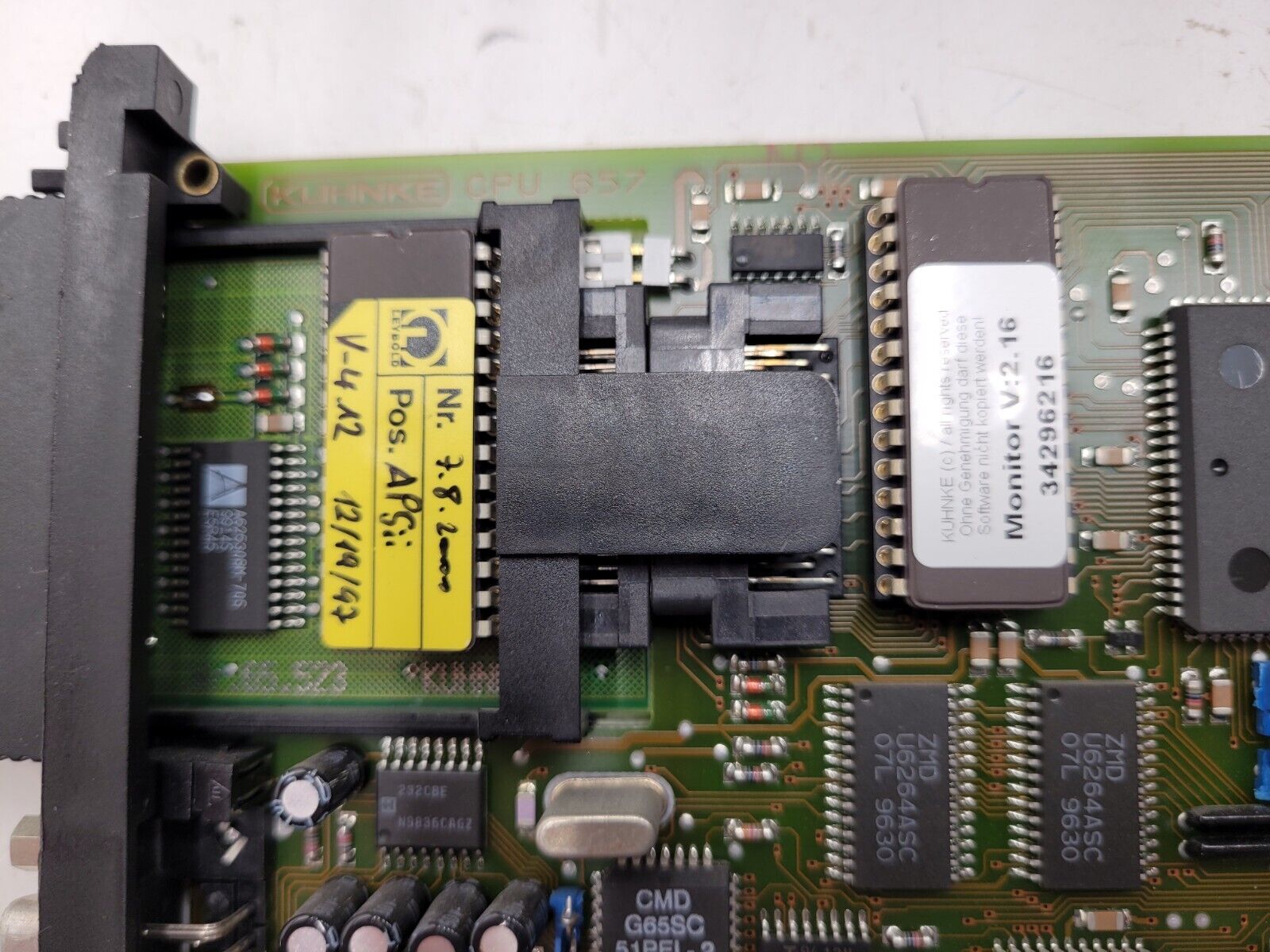 Kuhnke G/3RE 5.5" 230V 50Hz 658.650.00 Plating Deposition Controller PLC