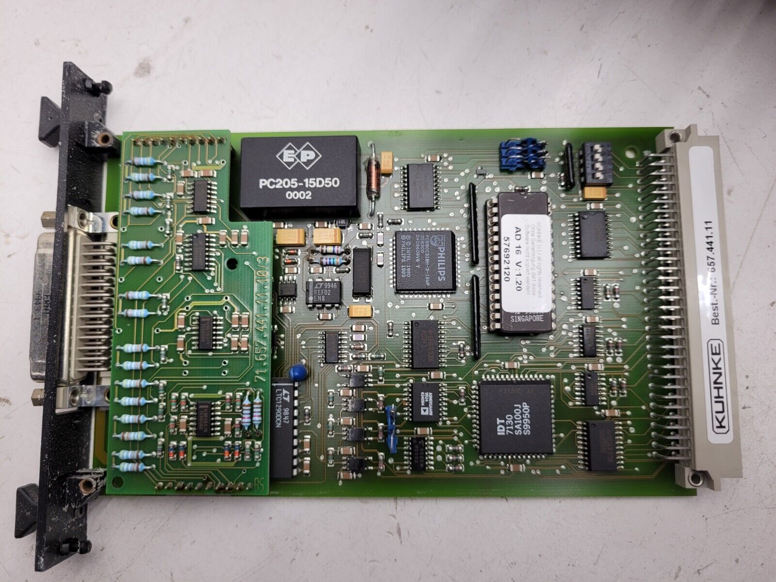 Kuhnke G/3RE 5.5" 230V 50Hz 658.650.00 Plating Deposition Controller PLC