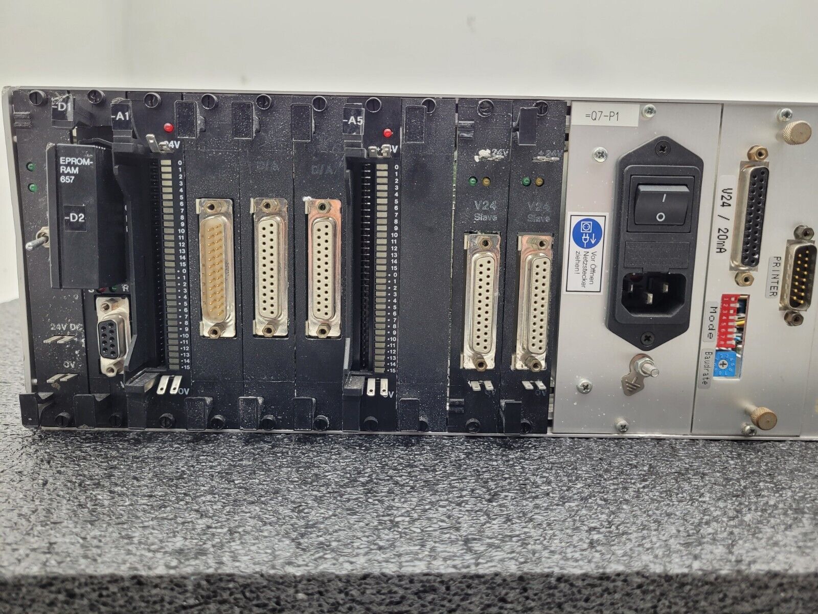 Kuhnke G/3RE 5.5" 230V 50Hz 658.650.00 Plating Deposition Controller PLC