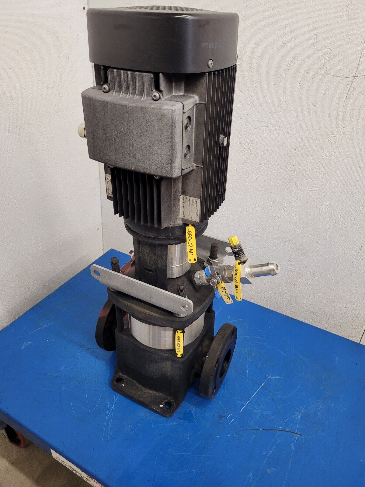 Grudfos CR15-2X-F-A-E-HQQE Never Used 3kW Virtical Multistage Centrifugal Pump