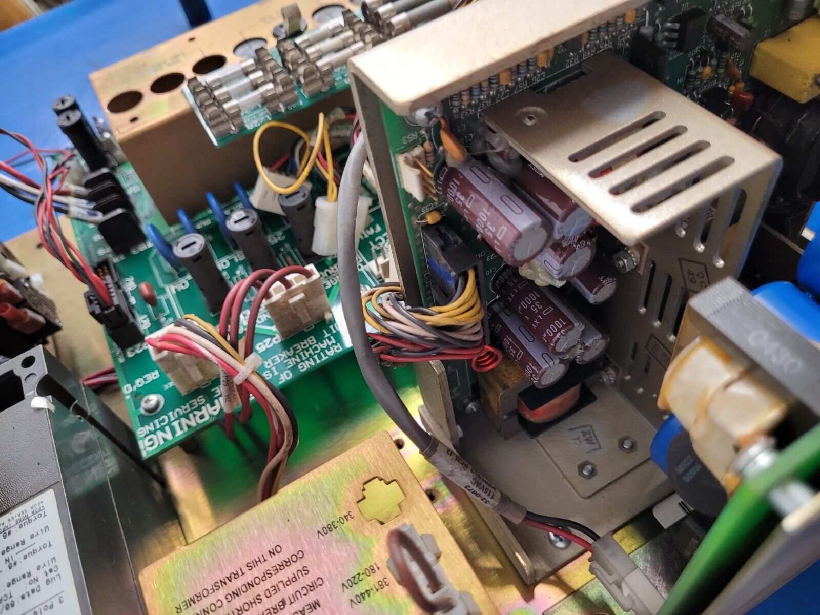 2005 Haas CNC VF-2SS Fuse Breaker Contactor Control 4075H Intact Working Tested