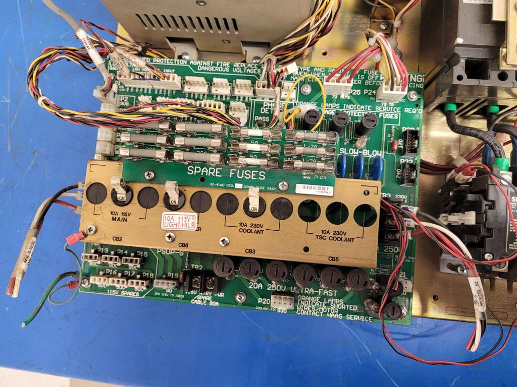 2005 Haas CNC VF-2SS Fuse Breaker Contactor Control 4075H Intact Working Tested