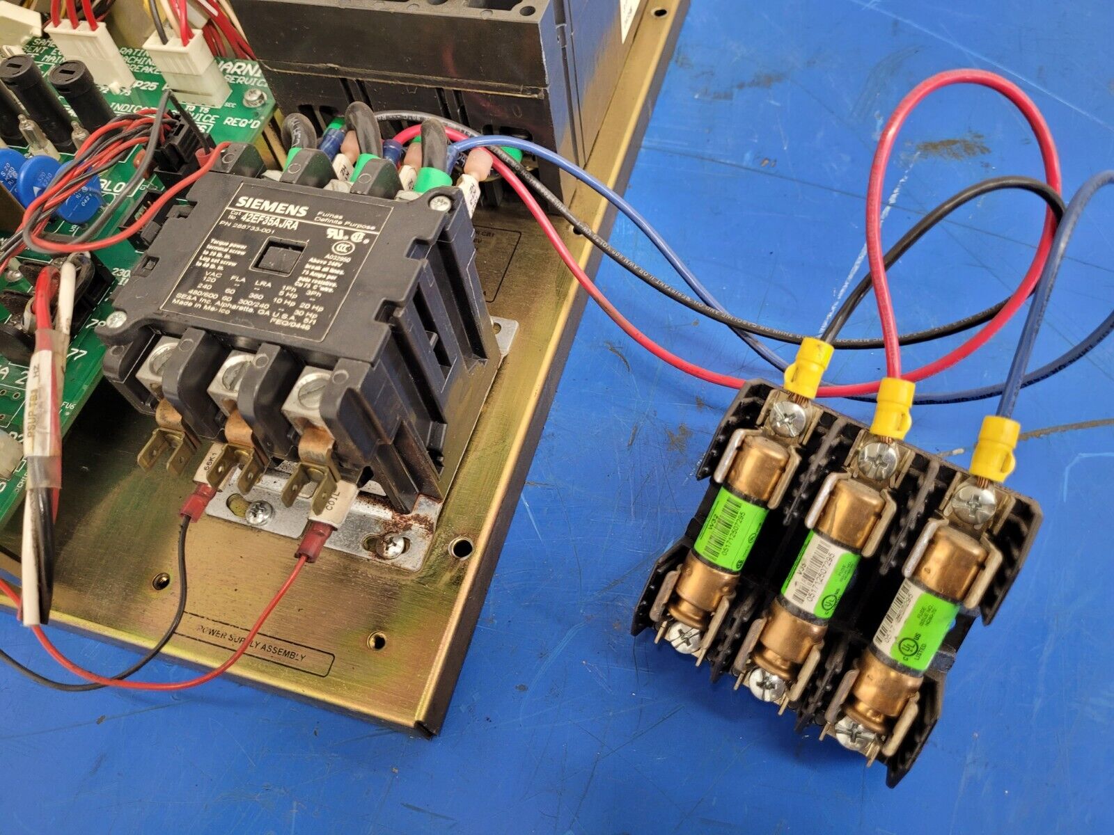 2005 Haas CNC VF-2SS Fuse Breaker Contactor Control 4075H Intact Working Tested