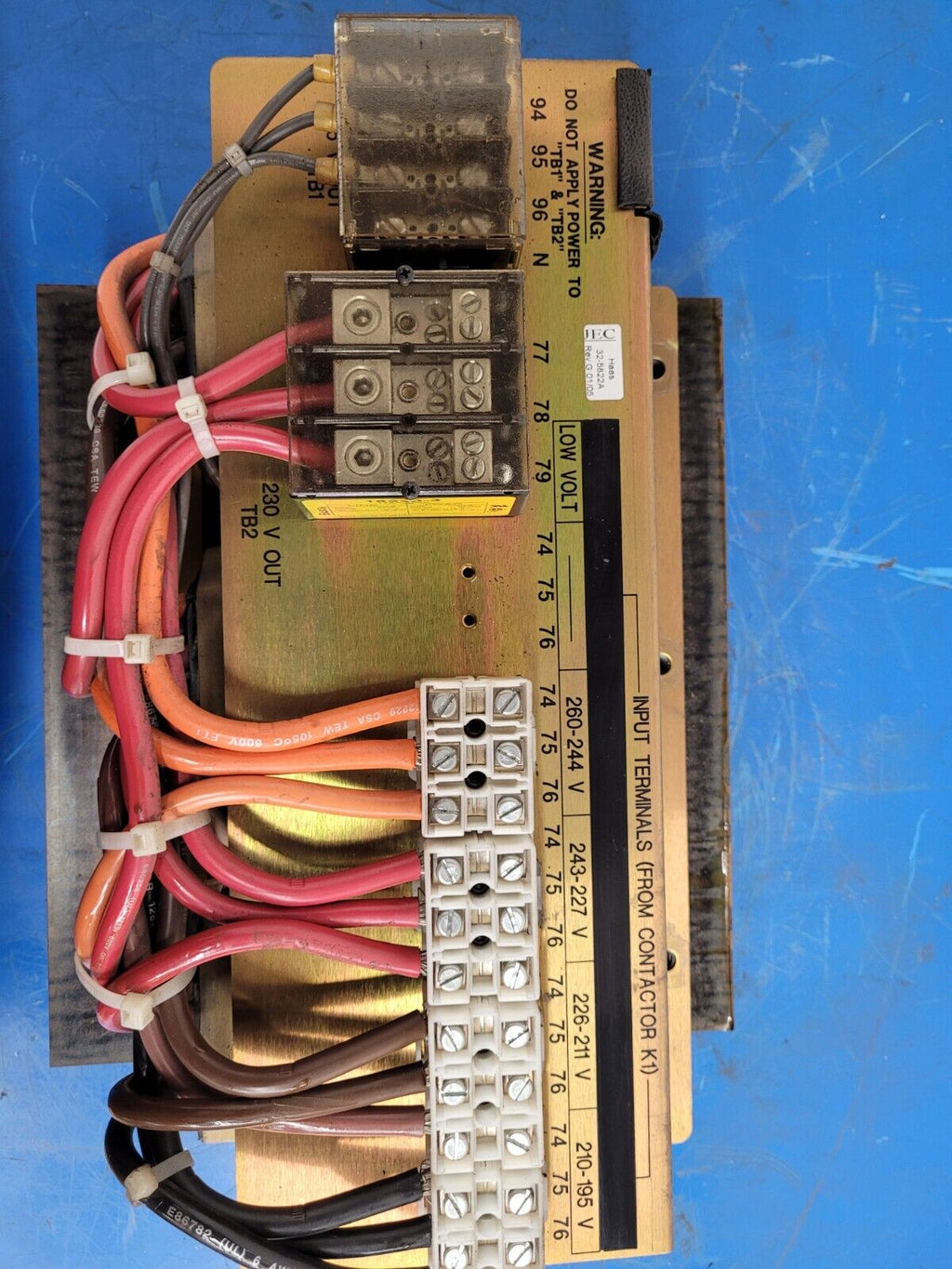 2005 Haas CNC VF-2SS Transformer 32-5822A 3 Phase  Working Pull Tested