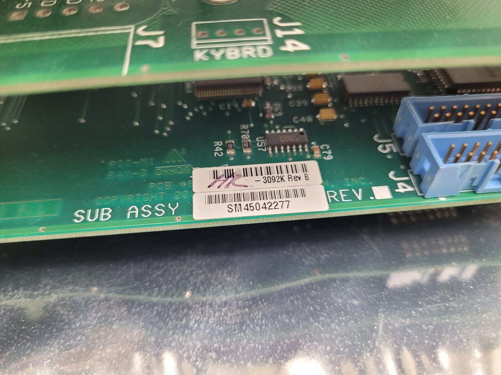 HAAS 4023M Rev C Mocon Motor Controller Board 2005 VF-2SS Working Pull