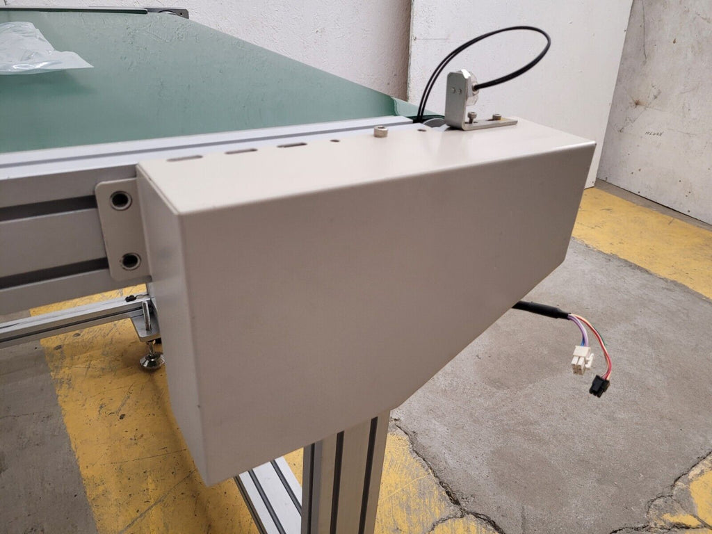 Custom Flat Belt Oriental Motor Driven Conveyor 32" wide 42" Long Extruded Frame