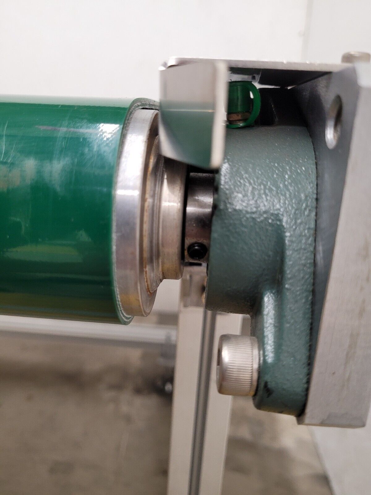 Custom Flat Belt Oriental Motor Driven Conveyor 32" wide 42" Long Extruded Frame