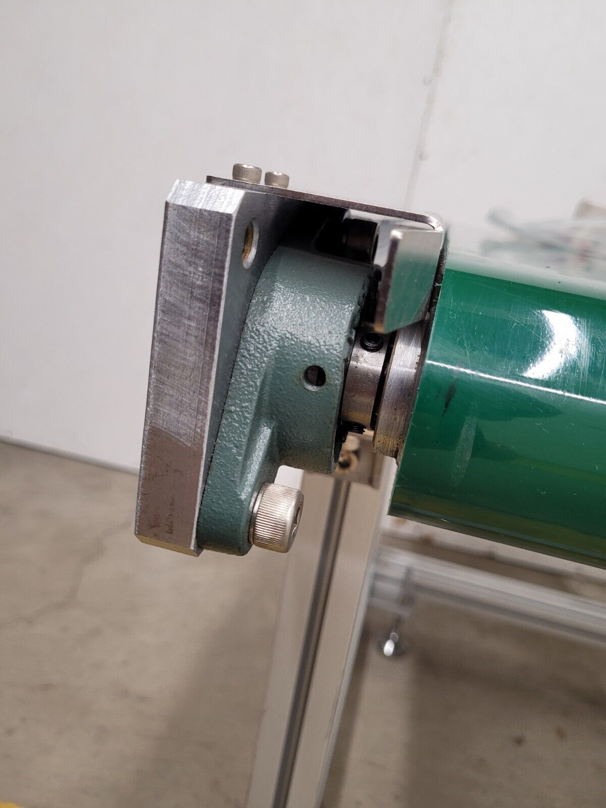 Custom Flat Belt Oriental Motor Driven Conveyor 32" wide 42" Long Extruded Frame