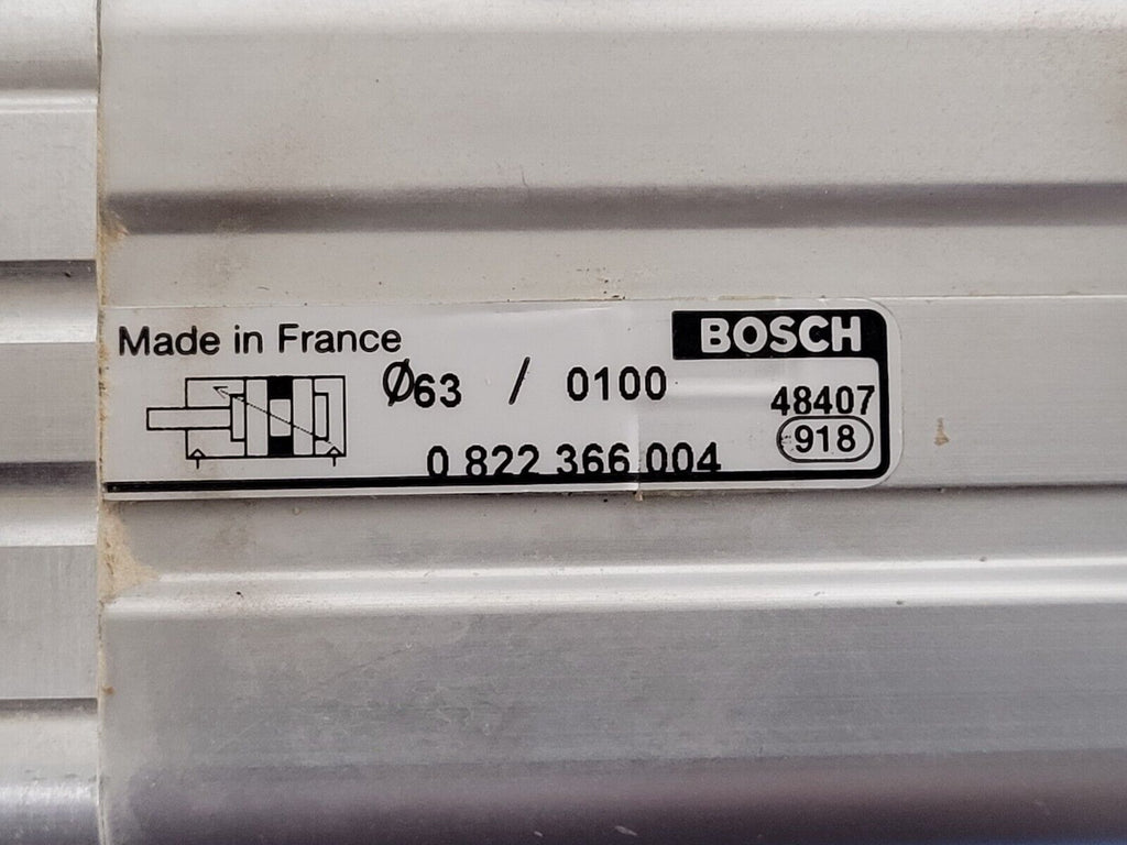 Lot of 2x BOSCH Pneumatic Air Cylinder 0 822 366 005 63D 0125 63/0125 63/0100