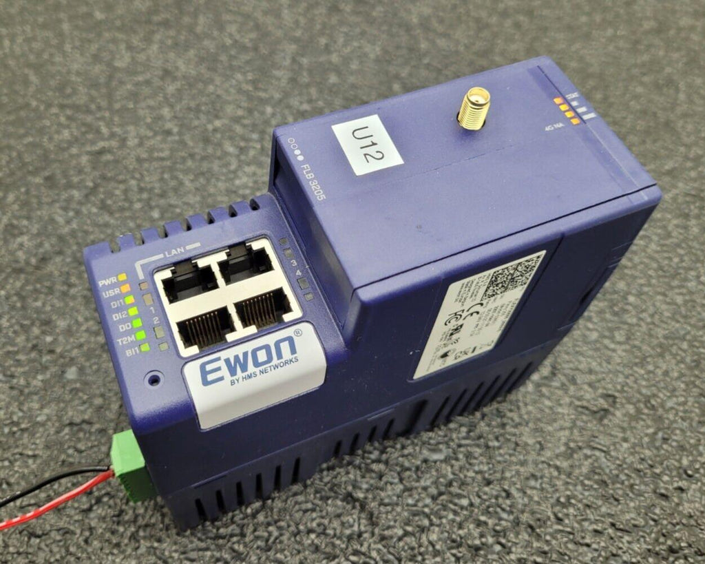 Ewon Flexy 205 IIOT 02801 Industrial Ethernet Router Data Gateway FLB 3205 4G NA