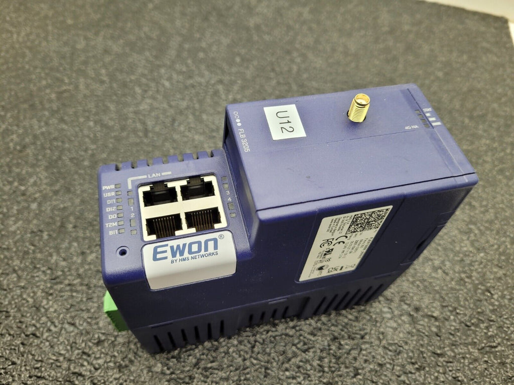 Ewon Flexy 205 IIOT 02801 Industrial Ethernet Router Data Gateway FLB 3205 4G NA