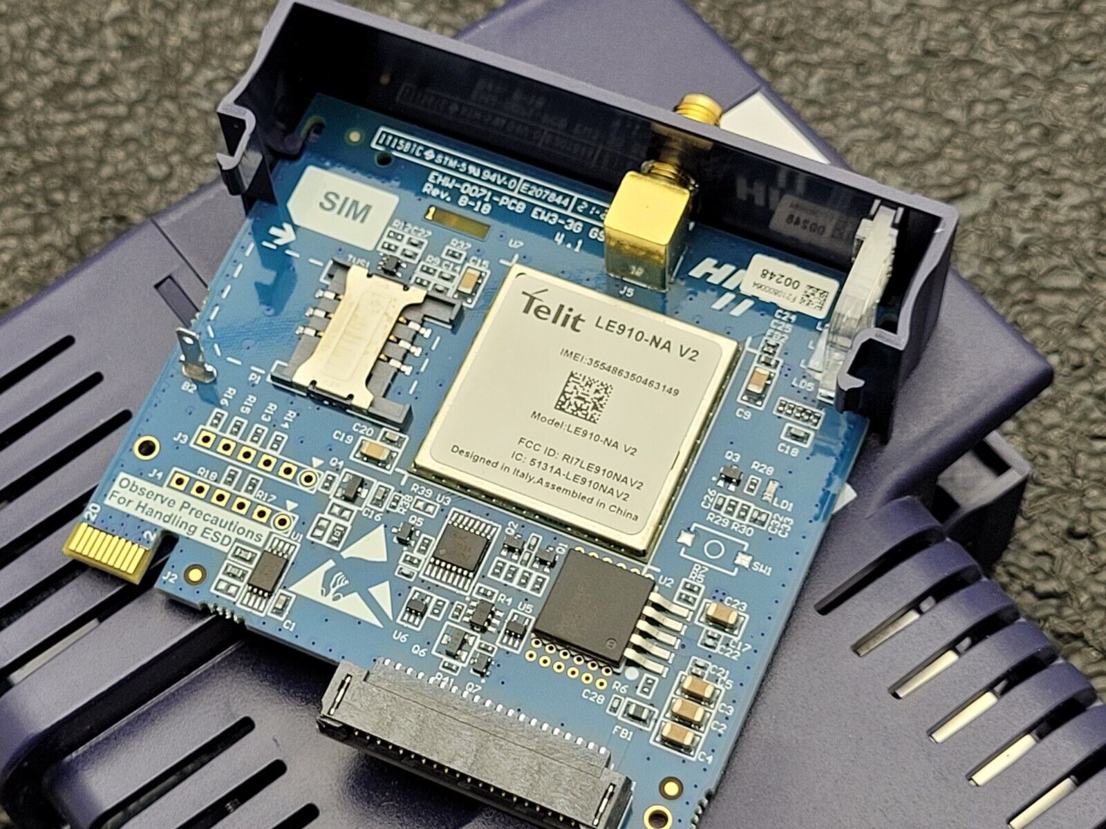 Ewon Flexy 205 IIOT 02801 Industrial Ethernet Router Data Gateway FLB 3205 4G NA