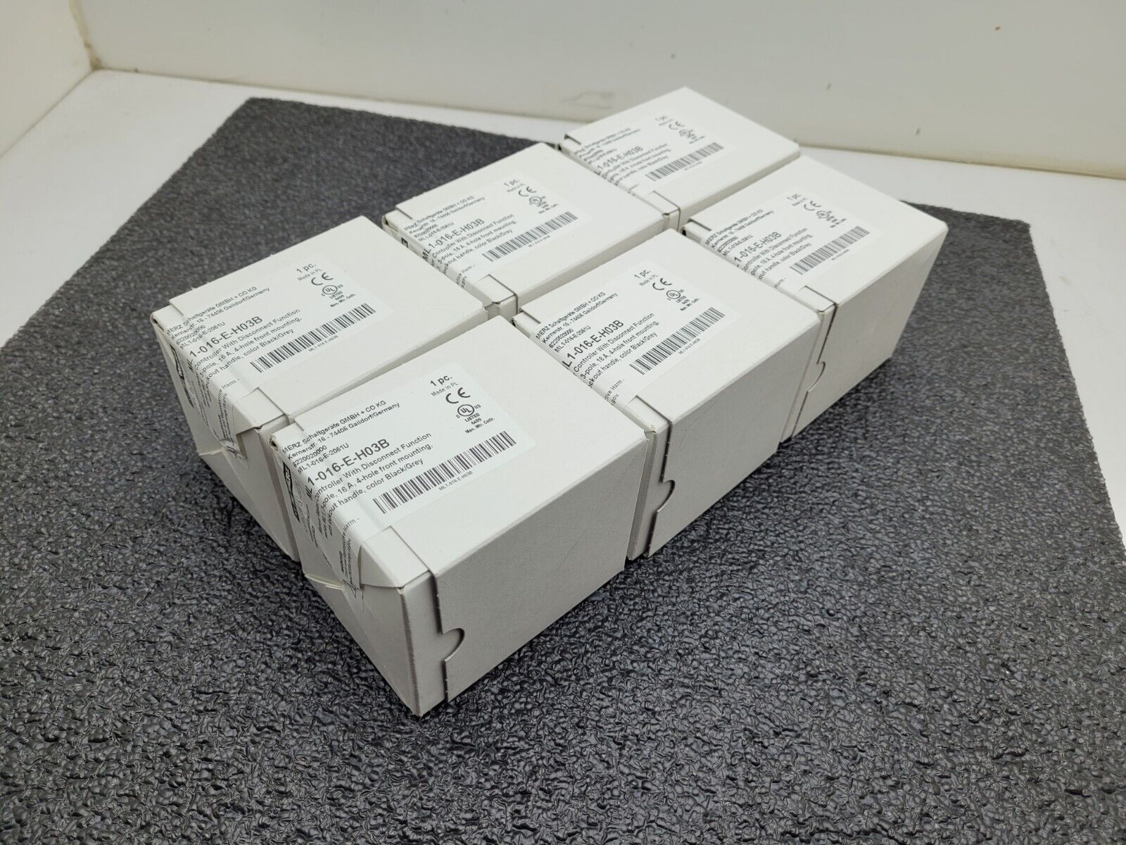 Lot of 6x MERZ ML1-016-E-H03B Manual Disconnect Switch 16A 3 Pole