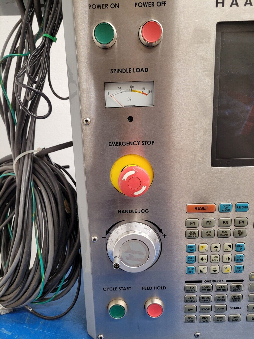 2005 Haas CNC VF-2SS Control Panel HMI Intact Working Tested No Drawer