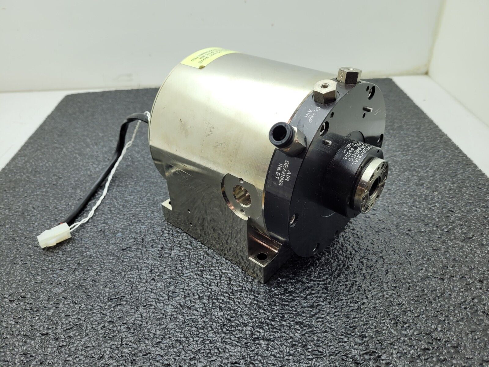 Professional Instruments 6556 Air Bearing Spindle Tested Spins Smoothly L