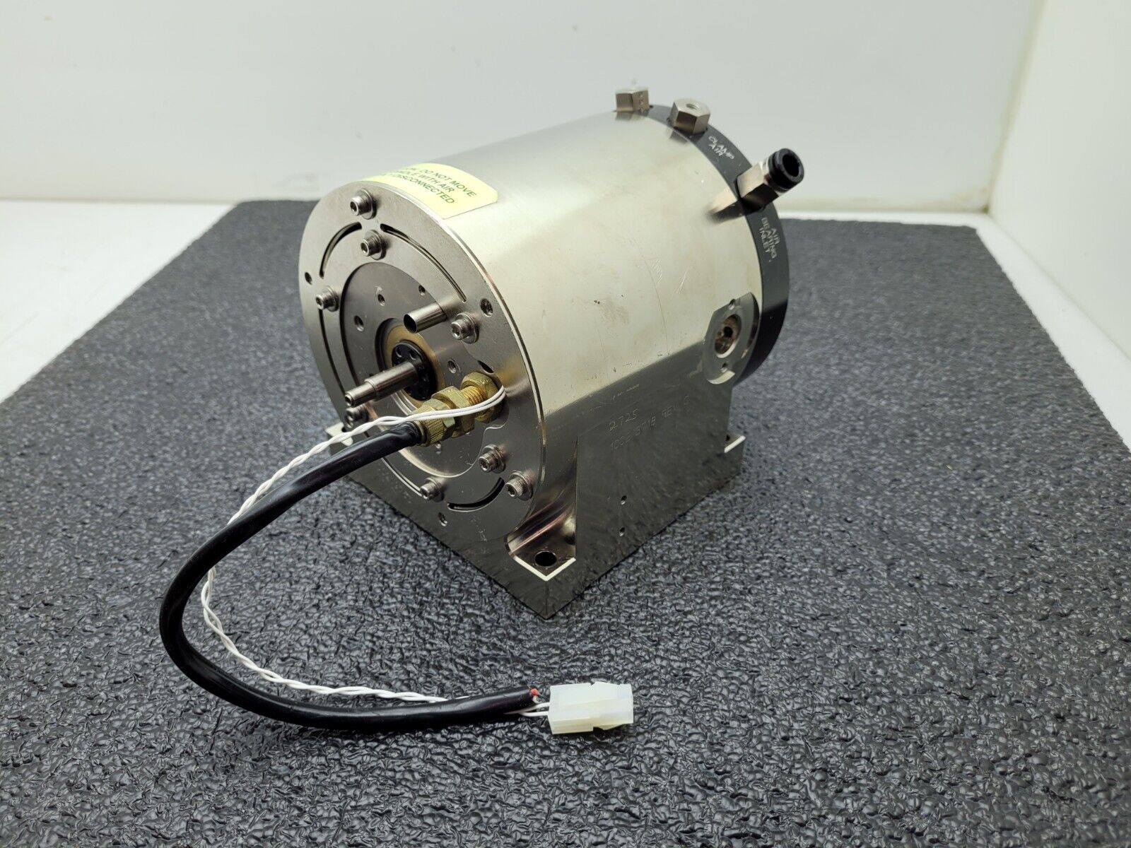 Professional Instruments 6556 Air Bearing Spindle Tested Spins Smoothly L