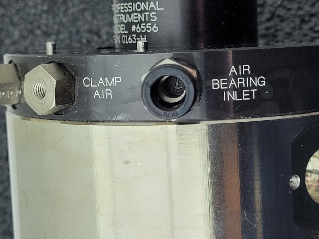 Professional Instruments 6556 Air Bearing Spindle Tested Spins Smoothly L
