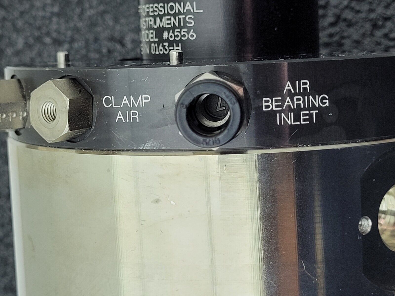 Professional Instruments 6556 Air Bearing Spindle Tested Spins Smoothly L
