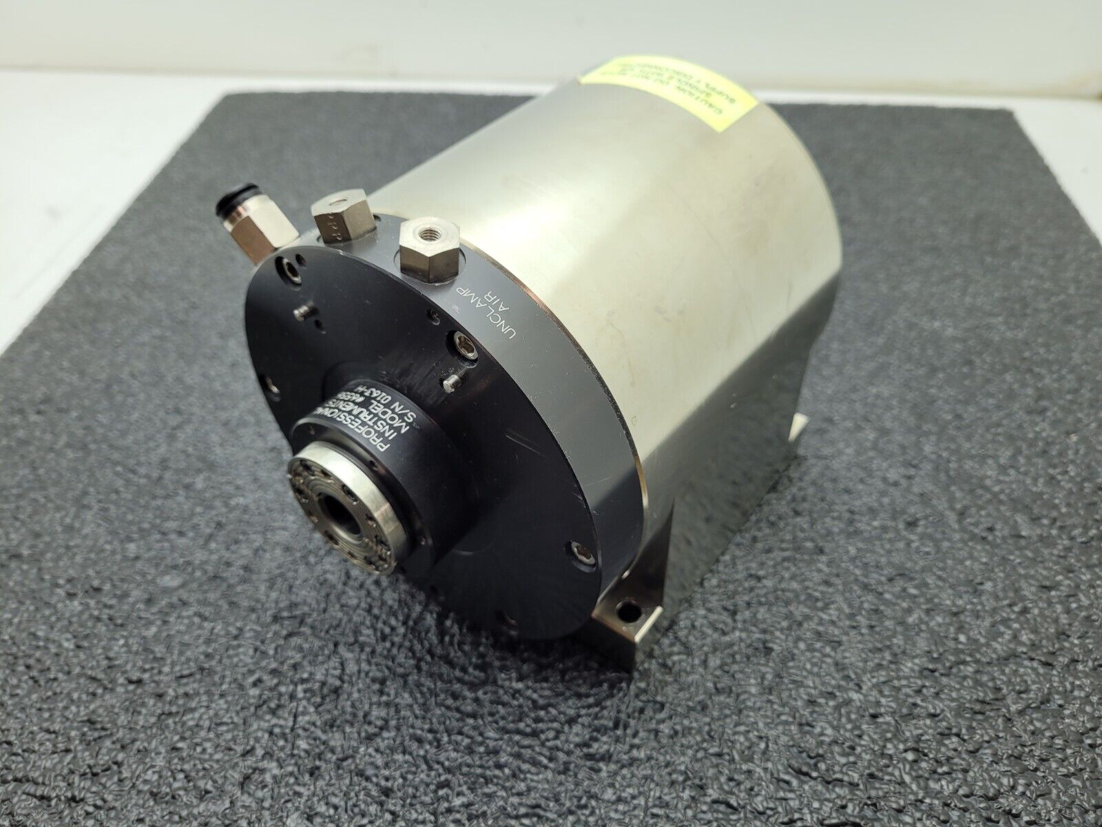 Professional Instruments 6556 Air Bearing Spindle Tested Spins Smoothly L