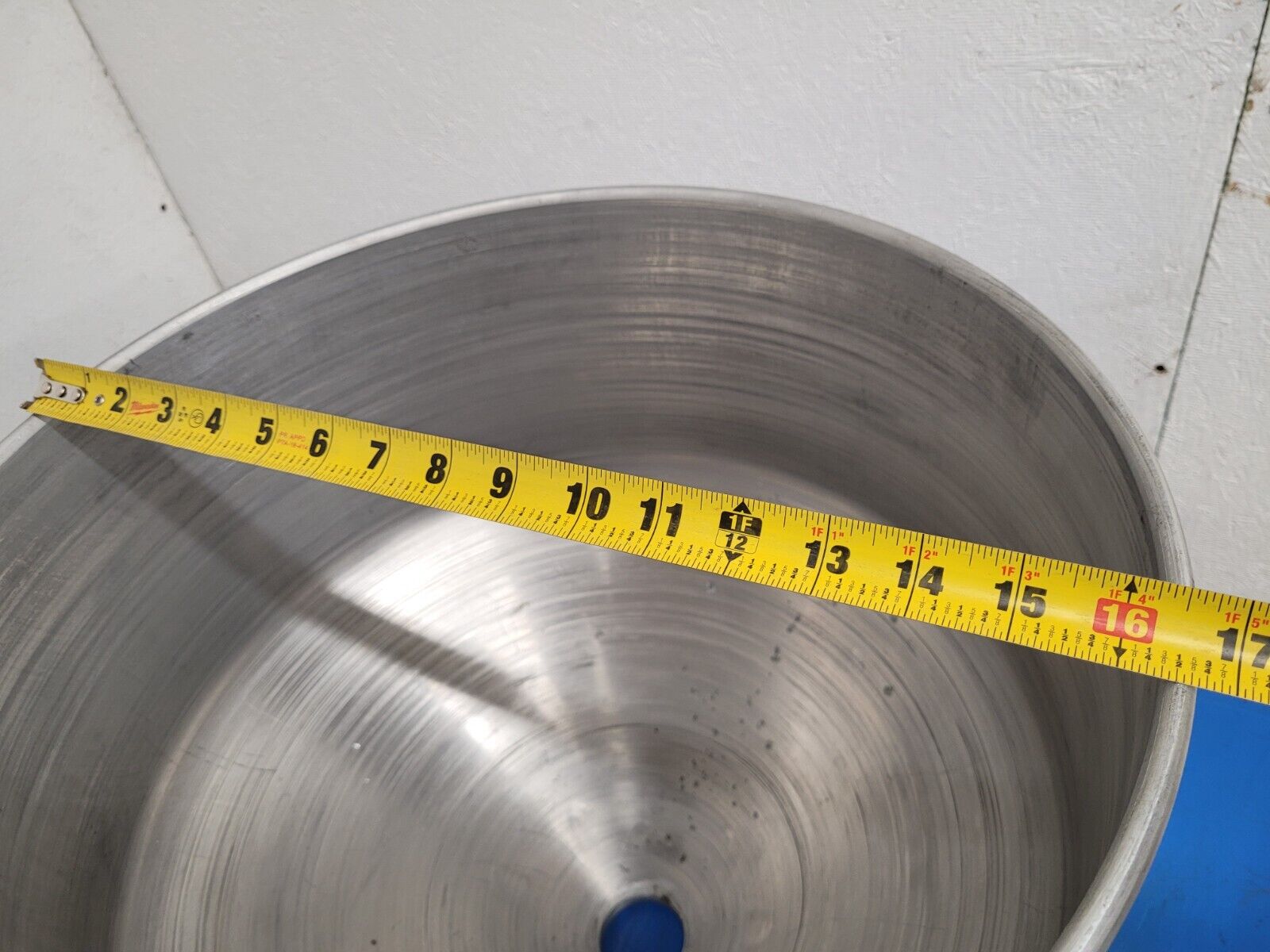 Injection Molding Plastic Pellet Funnel Hopper 16" Aluminum 5"x3" Mounting Holes