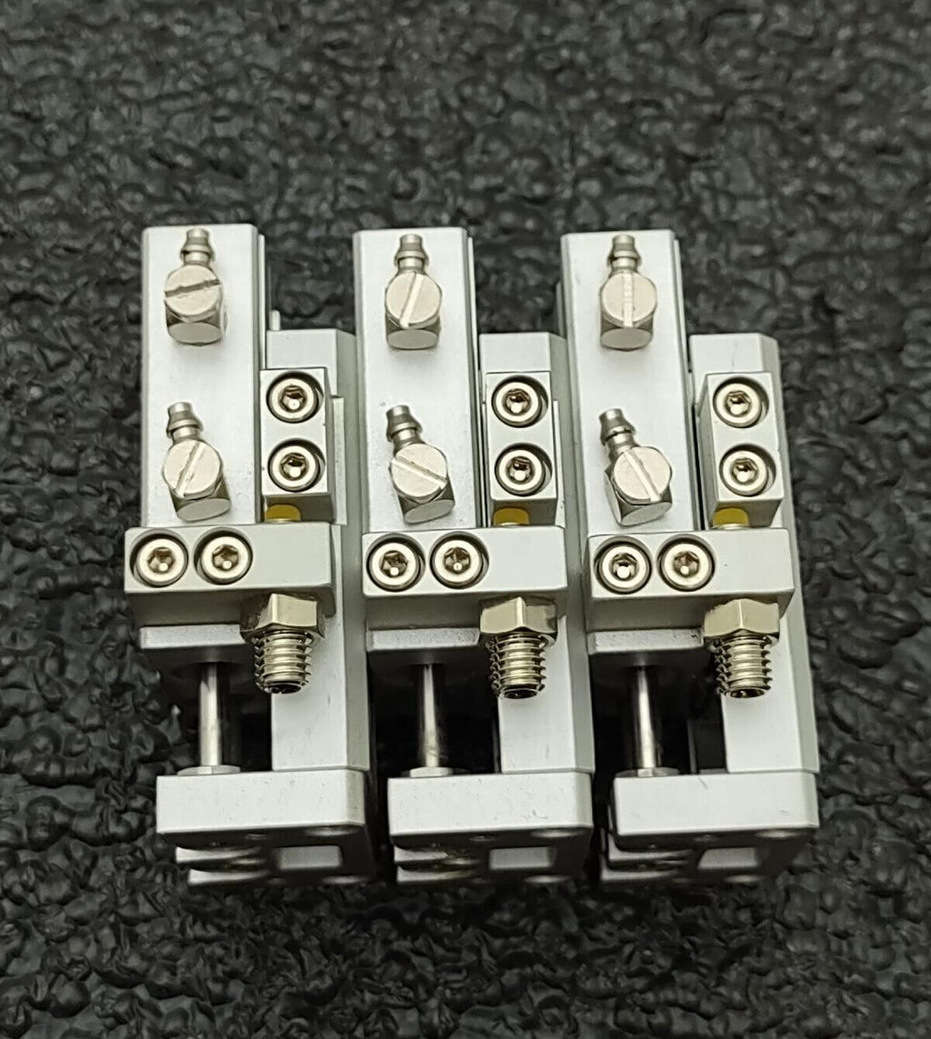 SMC MXS6-10AS-M9NWL Pneumatic Air Linear Guide Slide Cylinder Lot of 3