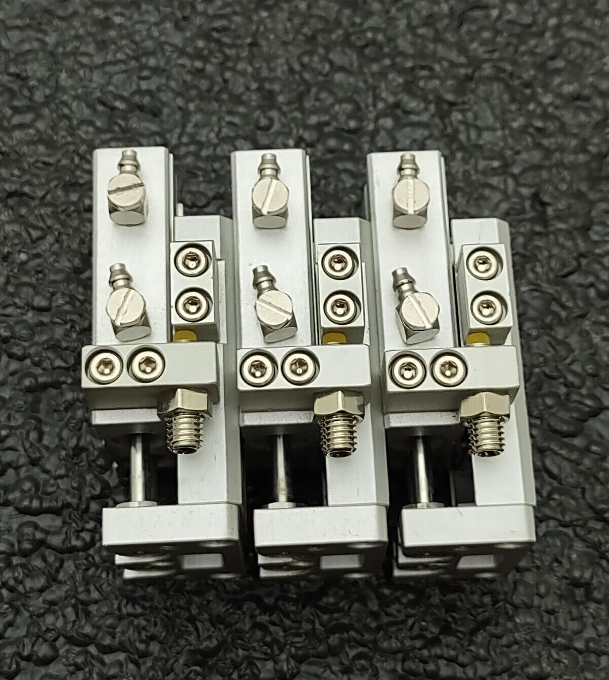 SMC MXS6-10AS-M9NWL Pneumatic Air Linear Guide Slide Cylinder Lot of 3