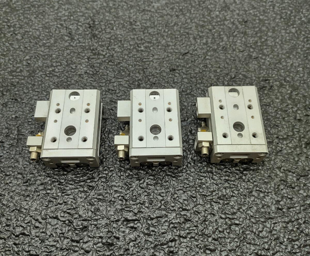 SMC MXS6-10AS-M9NWL Pneumatic Air Linear Guide Slide Cylinder Lot of 3