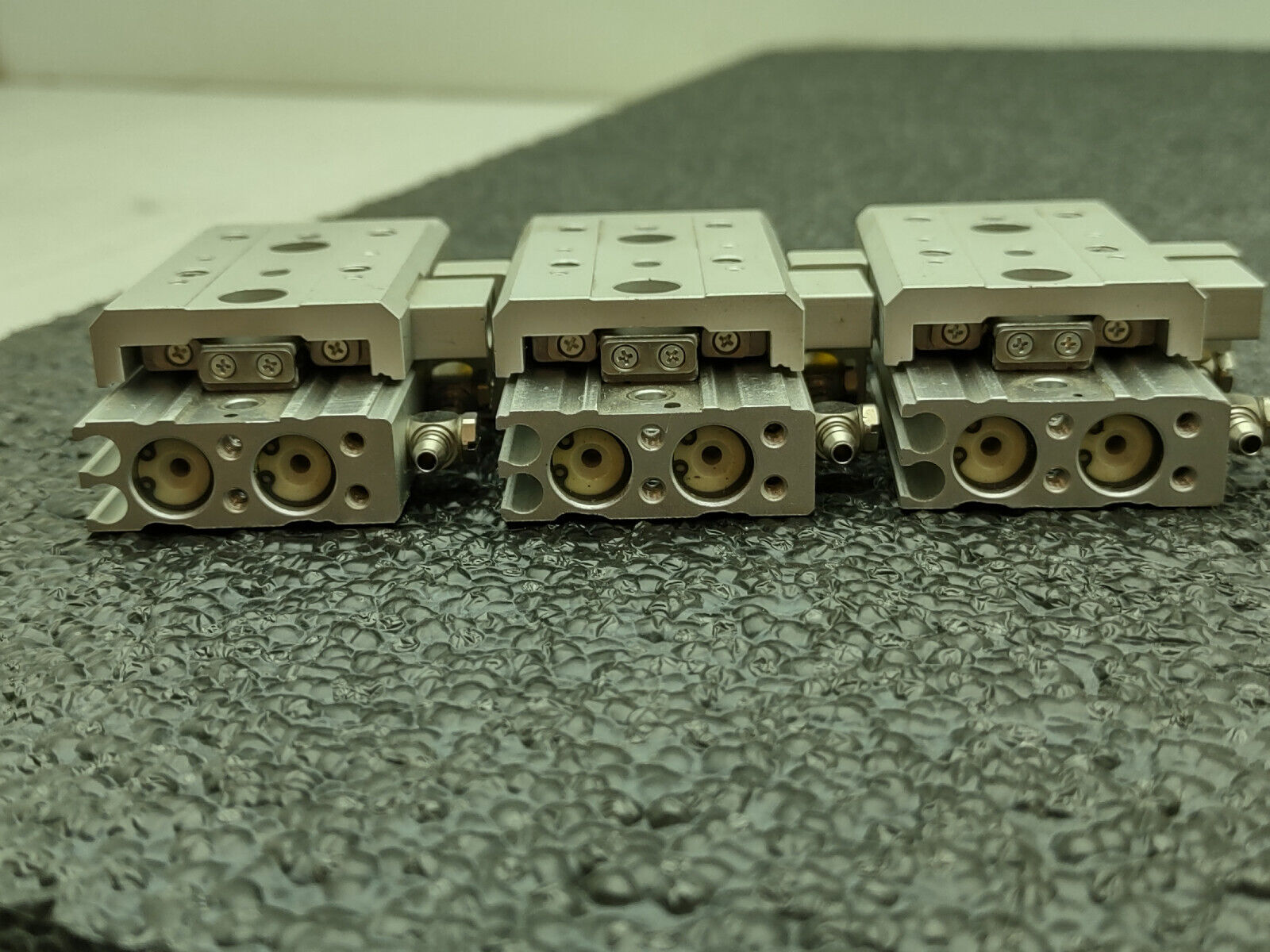 SMC MXS6-10AS-M9NWL Pneumatic Air Linear Guide Slide Cylinder Lot of 3