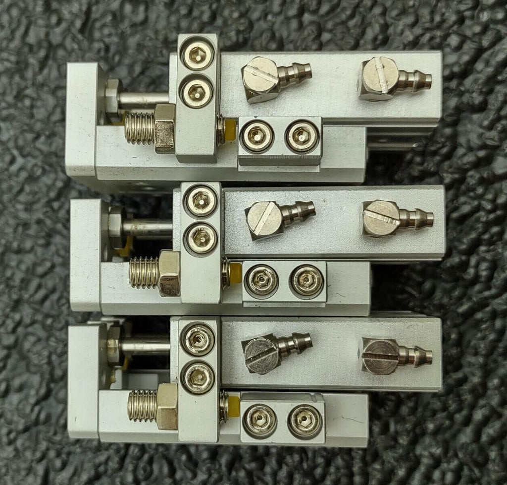 SMC MXS6-10AS-M9NWL Pneumatic Air Linear Guide Slide Cylinder Lot of 3