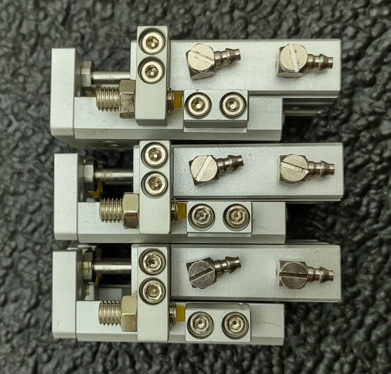 SMC MXS6-10AS-M9NWL Pneumatic Air Linear Guide Slide Cylinder Lot of 3