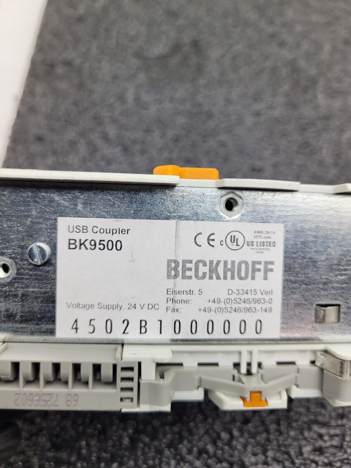Beckhoff BK9500 Universal-Serial-Bus USB Bus Coupler for terminals