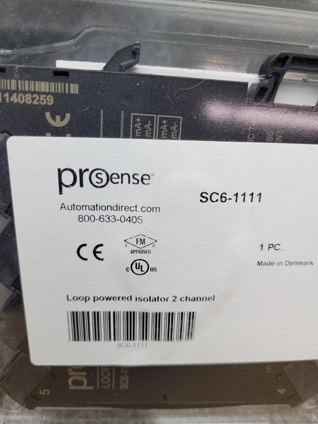 Automation Direct Prosense SC6-1111 Signal Conditioner 2 Isolated Channels