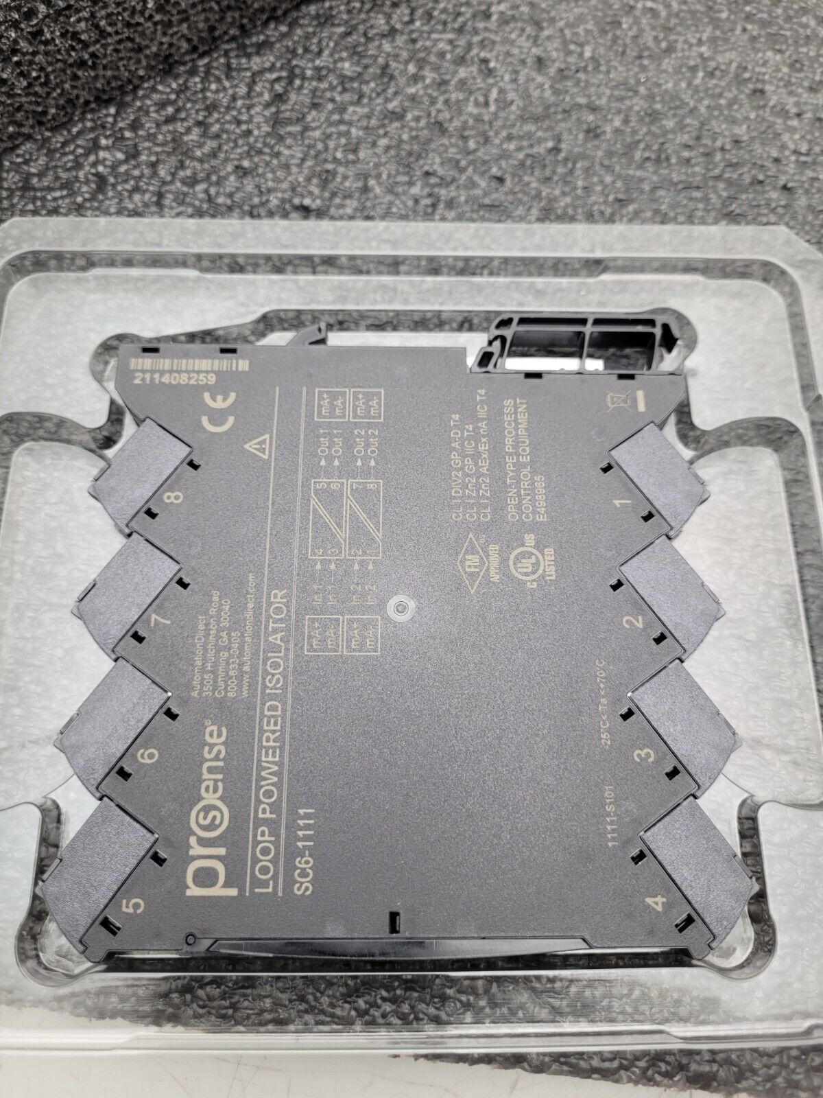 Automation Direct Prosense SC6-1111 Signal Conditioner 2 Isolated Channels