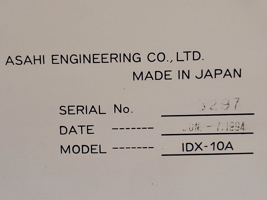 Ashai Engineering Control Assembly Motor Drive Controller IDX-10A from 1994 B