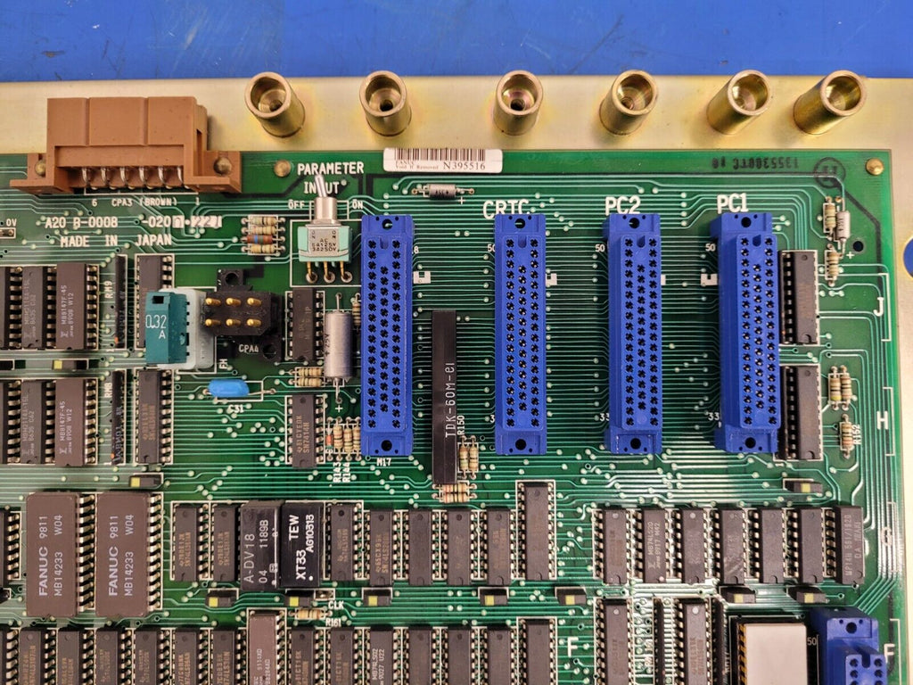 Fanuc A20B-0008-0200 17F Main I/O CNC Circuit Control Board PCB Mori SL-4