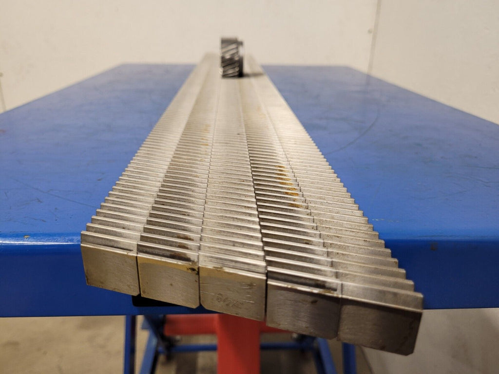 196" 2920100 Atlanta Module 2 Angled Gear Rack 1" wide 5 Sticks 27 Tooth Pinion