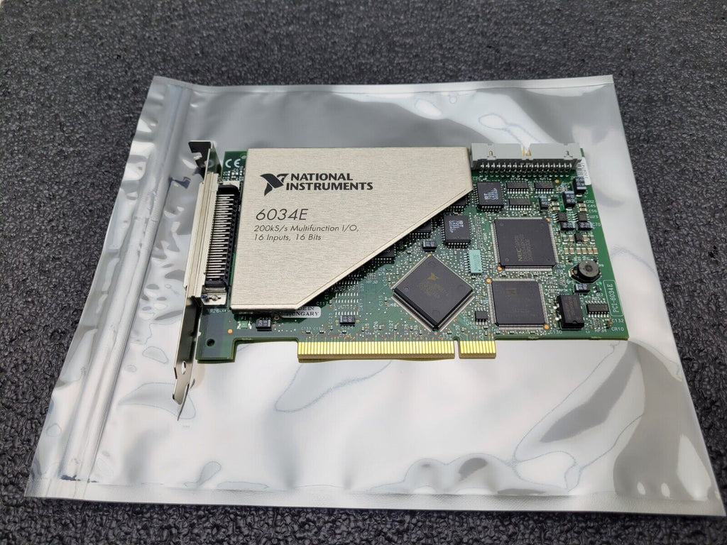 National Instruments NI PCI-6034E DAQ Card 16 bit Analog Input