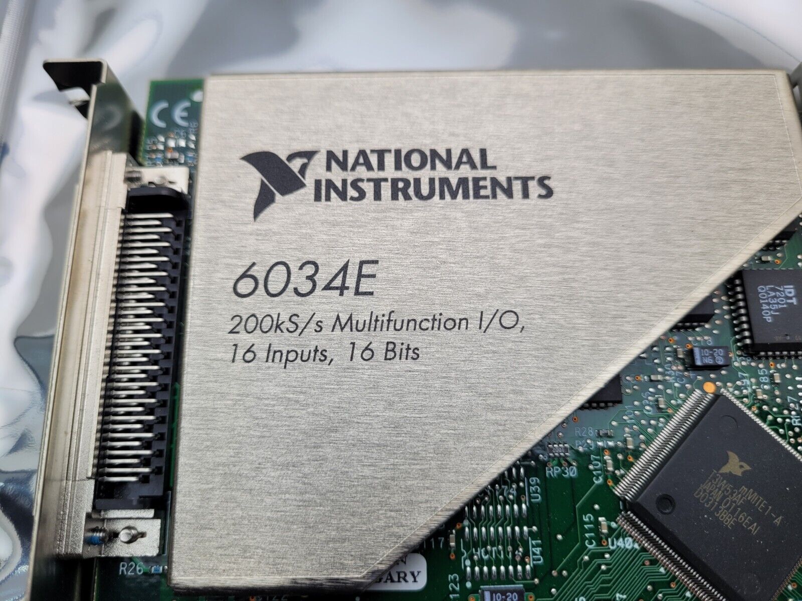 National Instruments NI PCI-6034E DAQ Card 16 bit Analog Input