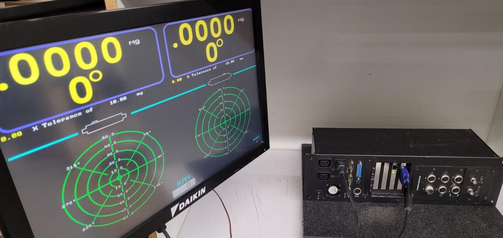 AHC HOFNANN HXR-11.1SEK Industrial Balancer Controller Powers Up