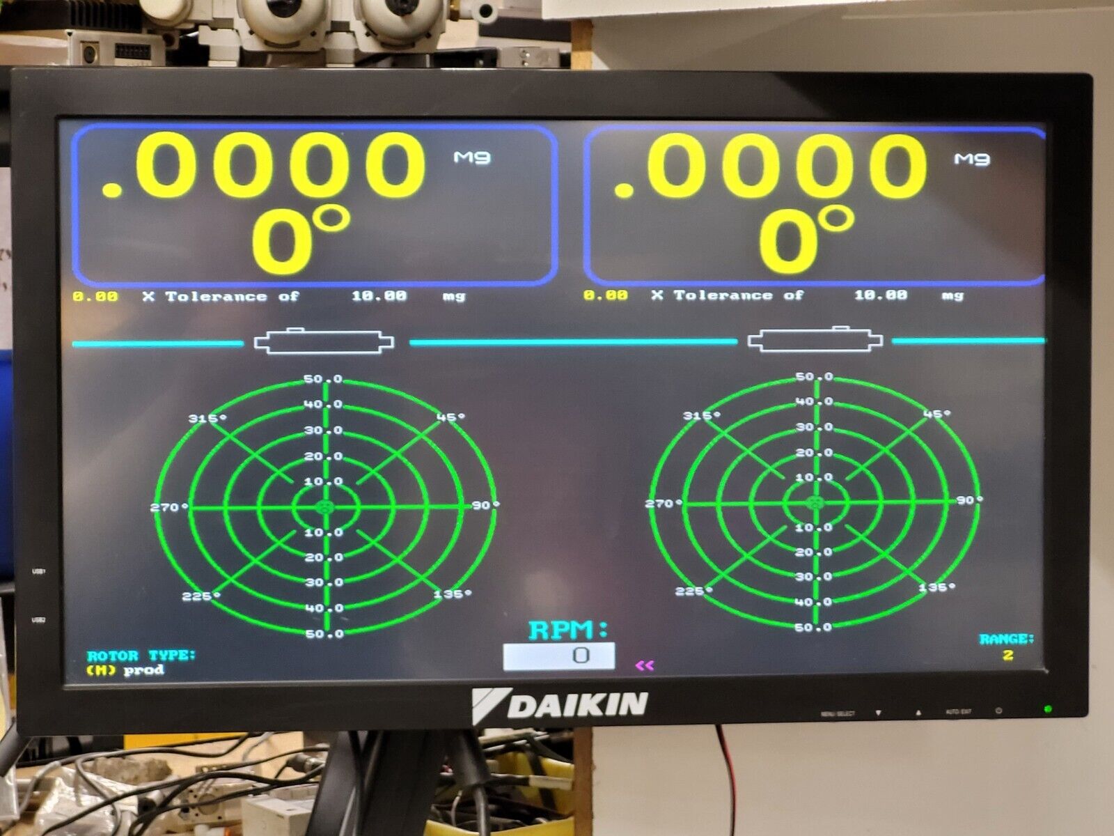 AHC HOFNANN HXR-11.1SEK Industrial Balancer Controller Powers Up
