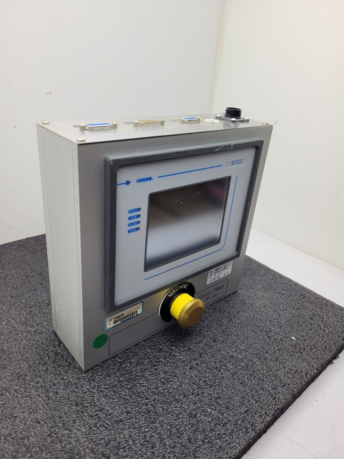 Exor UniOP TP-01 Touch Screen Panel + Custom Case ESTOP 24VDC Powered