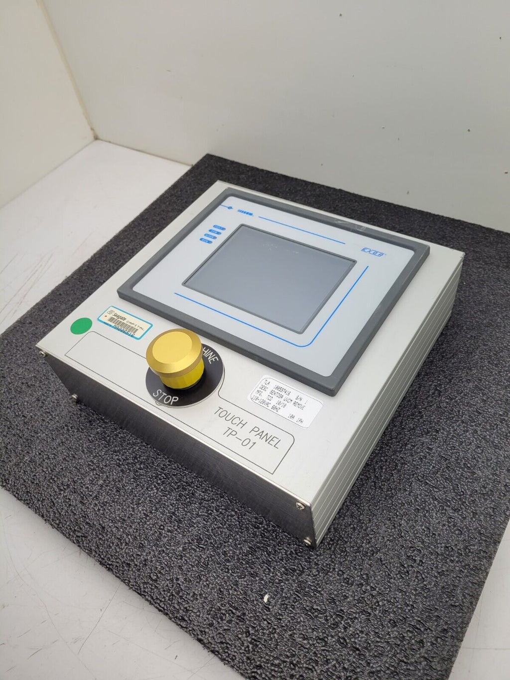 Exor UniOP TP-01 Touch Screen Panel + Custom Case ESTOP 24VDC Powered