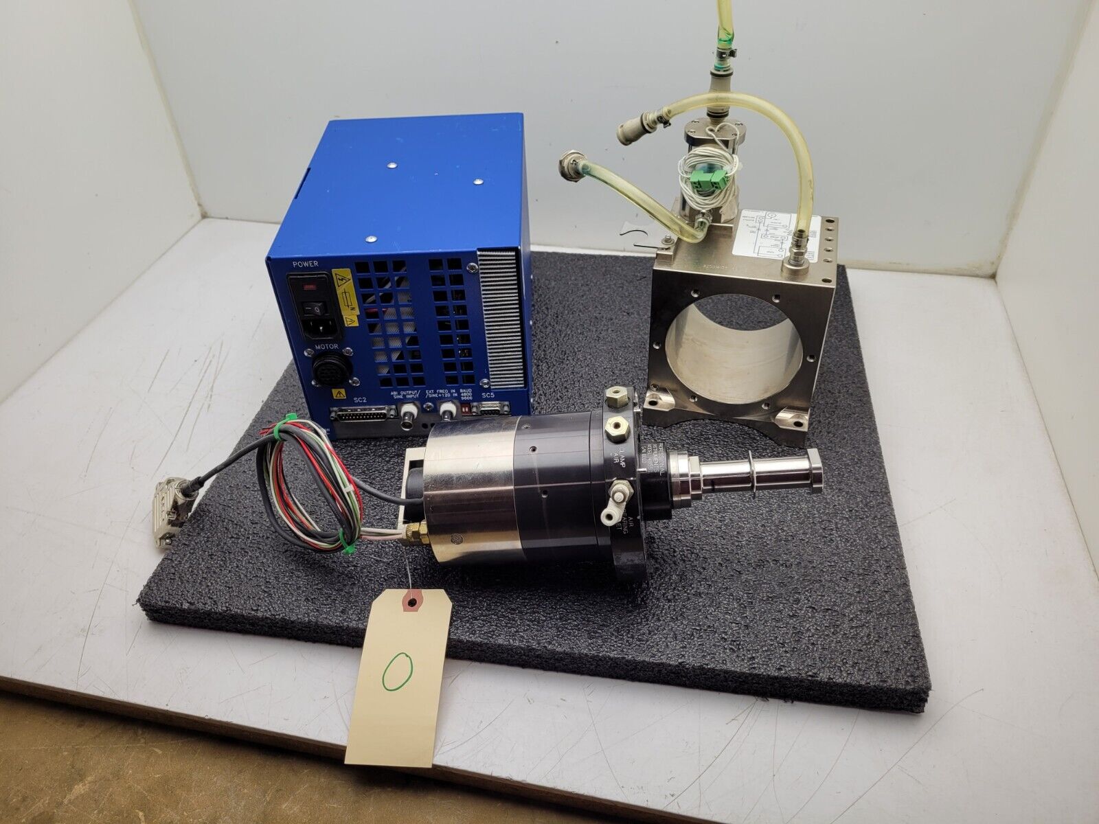 Professional Instruments 6551 Air Bearing Spindle Tested Spins w/ Controller O