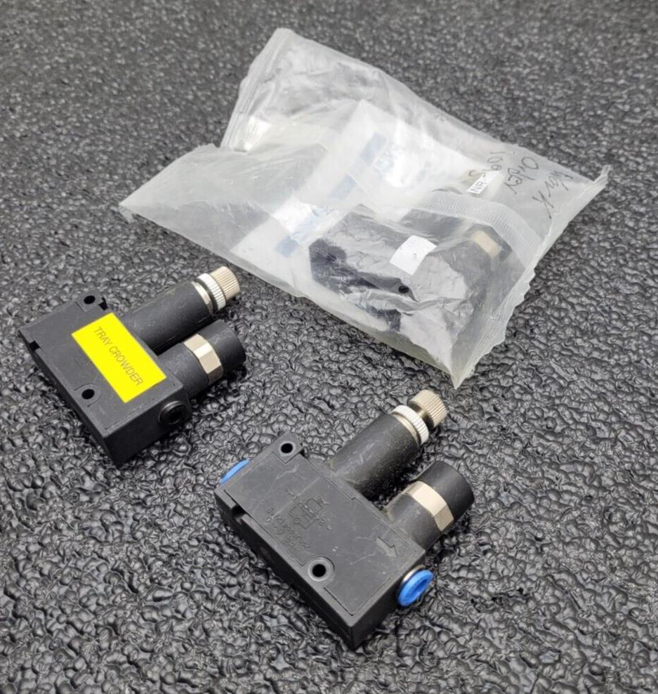 Lot 3x Pisco RVUM4-4 LRMA-QS-6  Inline Pressure Regulator Reducing Valve Gauge