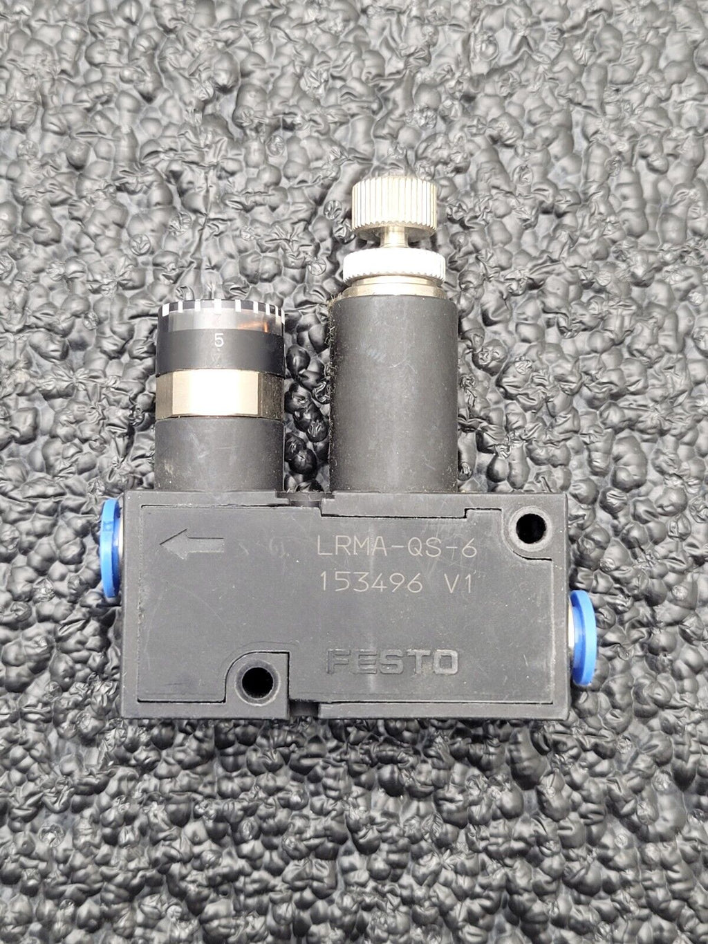 Lot 3x Pisco RVUM4-4 LRMA-QS-6  Inline Pressure Regulator Reducing Valve Gauge