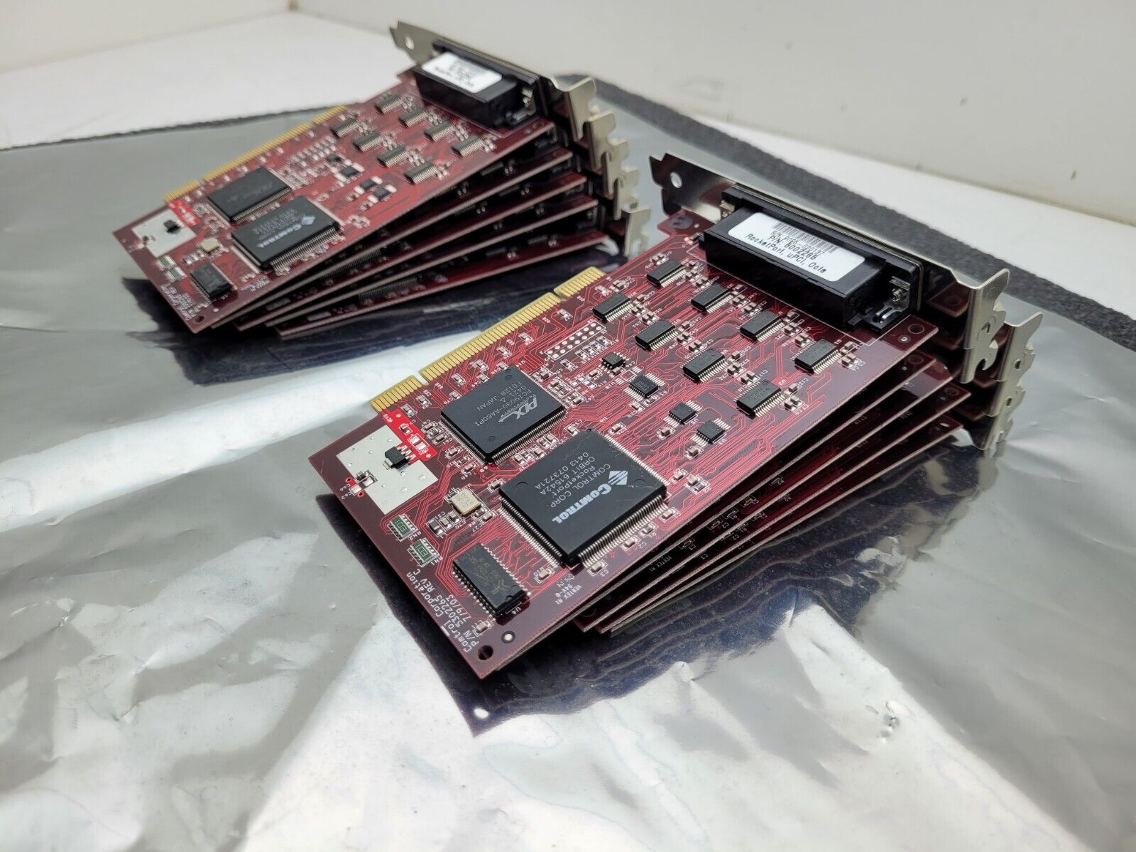 Lot of 10 Comtrol 5002265 Quad/Octa RocketPort PCI Multiport Serial Adapter uPCI