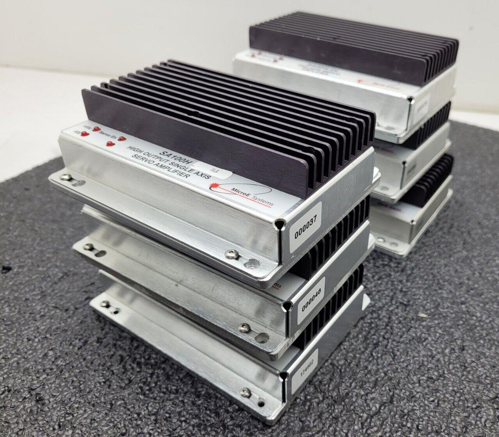 Lot of  6 MicroE Systems SA100H SA200LC Servo Amplifier 1-20kHz